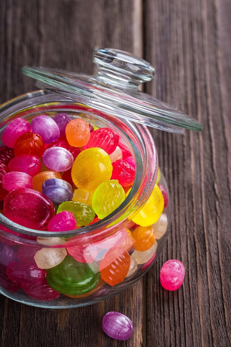 Repurposed glass jars